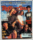 Pearl Jam podpisany magazyn Rolling Stone Eddie Vedder + Jeff & Mike z Beckett