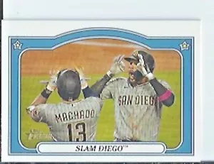 Tatis Jr. / Machado 2021 Topps Heritage High Numbers Combo Card Slam Diego - Picture 1 of 1