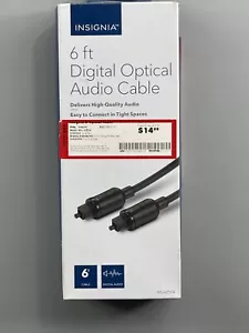 Cavo audio ottico Insignia NS-HZ514 6' Toslink - Foto 1 di 2