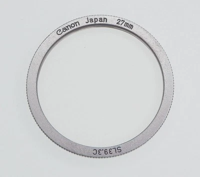 Canon 27mm SL39.3C UV Filter  #1  ........... MINT - Image 1 of 4