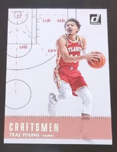 π2022-23 Trae Young Panini Donruss Craftsmen Insert 7 Atlanta Hawks basketball - Picture 1 of 2
