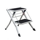 Sturdy 2 Step Ladder Folding Foldable Stepladder Step Stool  Bedroom