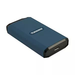 2TBTranscend ESD410C Portable SSD USB TypeA/TypeC Rugged WaterResistant DarkBlue - Picture 1 of 4