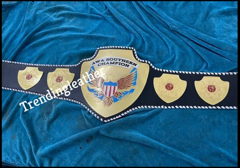 New Awa Southern Heavy weight Wrestling Championship  belt Adult Size Cover