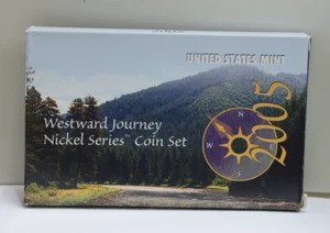 2005 U.S. MINT Westward Journey Nickel Series Coin Set Complete Box & COA - Picture 1 of 5