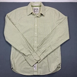 RUEHL No. 925 Non-Iron Button-Down Long Sleeve Strip Dress Shirt Men's Sz Medium - Picture 1 of 8
