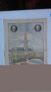 COMPOSITION DE DAMBLANS RECEPTION DU PRESIDENT PAUL DOUMERGUE A BRUXELLES - Picture 1 of 1