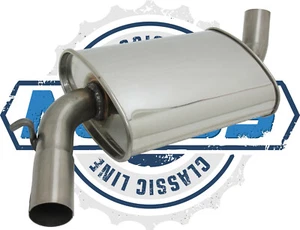 Silenciador central de acero inoxidable Novus para VW Jetta 2 1.8 82kw escape deportivo NC161 - Imagen 1 de 1