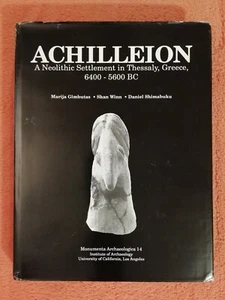 ARCHEOLOGIA GIMBUTAS, WINN, SHIMABUKU - ACHILLEION 1989 UNIVERSITY OF CALIFORNIA - Imagen 1 de 4