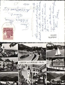 345719,Grein an d. Donau Totale Stadtplatz Schlosshof Stadttheater Mehrbildkarte - Picture 1 of 1