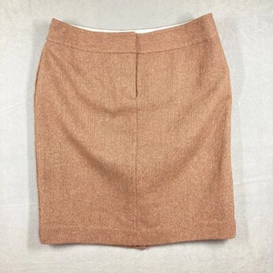 Vineyard Vines A Line Skirt Womens Size 6 Brown Wool Pockets Flat Front - Picture 1 of 7