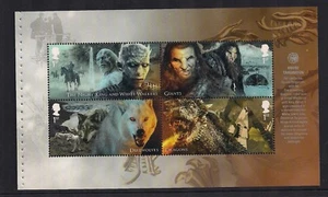 2018 GB QE2 ROYAL MAIL GAME OF THRONES DY24 PRESTIGE STAMP BOOK PANE 3 MNH - Picture 1 of 1