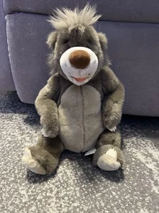 Walt Disneys 12" Grey Jungle Book's Baloo Plush Figure - Picture 1 of 5