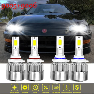 For Acura Integra 1994-2001 High & Low Beam 6000K Front LED Headlight Bulbs - Image 1 of 4