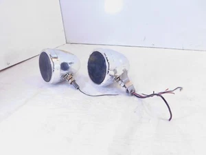 Harley Davidson Road King Softail Dyna Sportster 1" Handlebar Mounted Speakers - Picture 1 of 9