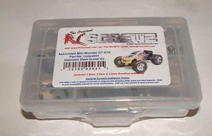 JUEGO DE TORNILLOS ASOCIADOS MINI MONSTER GT RTR RC ACERO INOXIDABLE ASS031 - Imagen 1 de 1