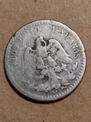 1919 Mexico 20 Centavos Silver - Image 1 of 4
