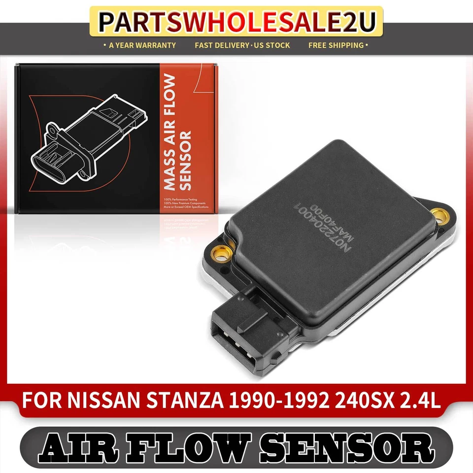 Novo sensor de fluxo de ar de massa para Nissan 240SX 1989-1990 Axxess 1990 Stanza 1990-1992 - Imagem 1 de 4