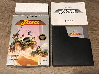 Jackal Nintendo Nes Complete CIB Good Condition Authentic - Image 1 of 4