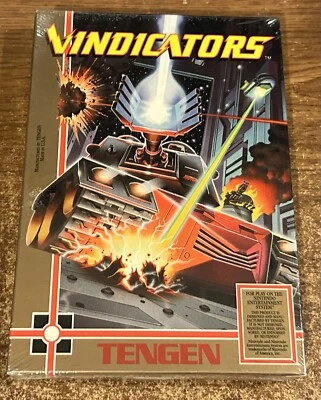 NINTENDO NES - VINDICATORS Game NEW Factory Sealed NO SEAM - Image 1 of 4