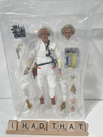 Neca Reel Toys Back to the Future Ultimate 'Doc' Brown Hazmat Suit 7" No Box! Cover