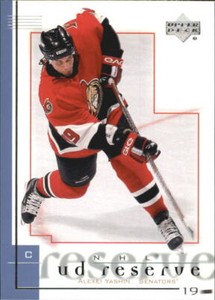 2000-01 UD Reserve Hockey #61 Alexei Yashin Ottawa Senators