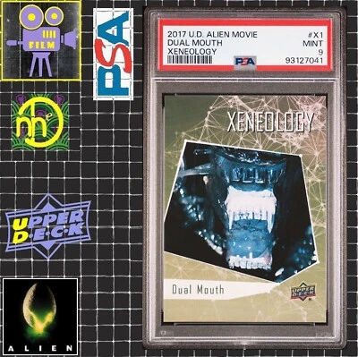2017 Upper Deck Alien Movie - Xeneology X1 - Dual Mouth - PSA 9 MINT - Image 1 of 4