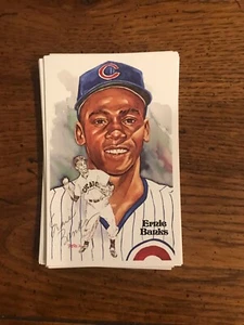 Ernie Banks Autograph Perez Steele Baseball Card (B1) - Picture 1 of 1
