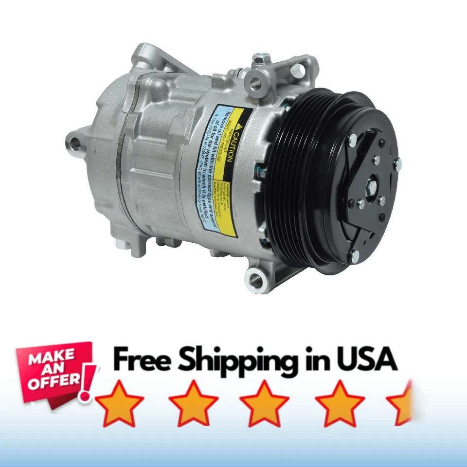 Компрессор кондиционера подходит для Chrysler 200 2015-2017, Jeep Cherokee 2014-2022 - Изображение 1 из 1