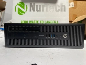 HP ProDesk 600 G1 SFF Intel I3 4160 3.60Ghz 8GB 500GB DVDRW Linux WIFI - Picture 1 of 9