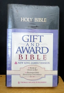 NIP Gift and Award HOLY BIBLE New King James Version Black Leatherflex Cover - Picture 1 of 4