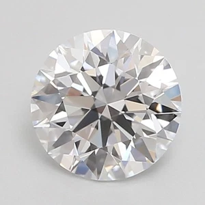 GIA 1 CT Round D VS1 Lab Created Diamond For Engagement Ring - Picture 1 of 4