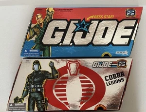 GI Joe 25th Anniversary JOE And COBRA Battle Pack 5 Figure Sets NIB - Picture 1 of 6