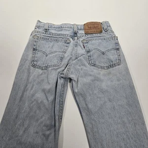 Levis Jeans Boys 28x30 (26x30) Light Wash 505 Style Cotton Made In USA - Picture 1 of 9