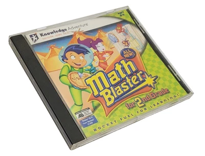 Math Blaster for 2nd Grade PC MAC CD-ROM 1999 Knowledge Adventure Educational - Image 1 of 4