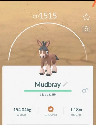 Pokémon Go | Mudbray |Same Day Fast Trade 20K Stardust Only