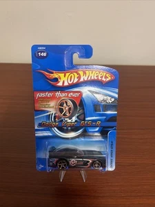 2005 Hot Wheels più veloce che mai Dodge Viper GTS-R nero opaco FTE #146 - Foto 1 di 5