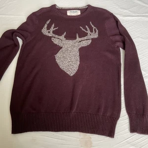 Urban Pipeline Deer Head Outdoor Heavy Sweater M Warm - Picture 1 of 8