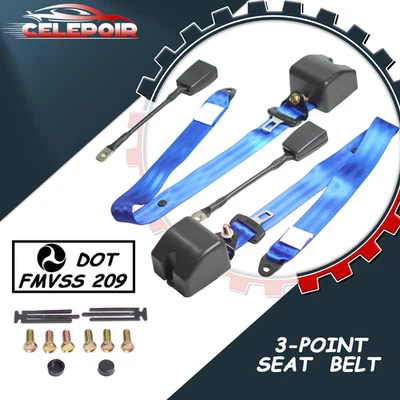 2 correas de cinturón de seguridad ajustables de 3 puntos para vehículo Chevrolet Avalanche Foto 1 de 4