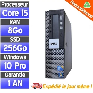 ☑️⭐☑️Dell Optiplex 980 SFF -intel Core i5 - Ram 8Go - 256Go SSD - Win10 Pro☑️⭐☑️ - Photo 1/5