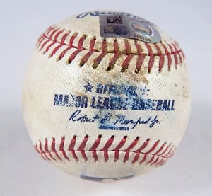 2023 White Sox Nationals Game Used Baseball Jose Urena Ildemaro Vargas Single - Picture 1 of 4