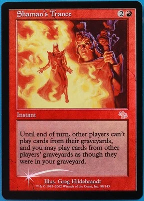 Shaman's Trance FOIL Judgment NM Red Rare MAGIC MTG CARD (ID# 490123) ABUGames - Image 1 of 2
