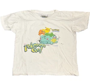 Vintage 1999 Pokemon Go Kids T-Shirt Nintendo Pikachu Squirtle White Toddler Boy - Bild 1 von 9