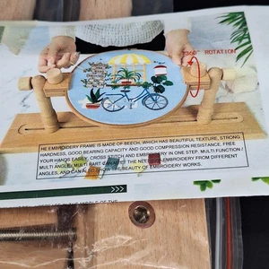 Embroidery Stand  Adjustable Rotated Cross Stitch Lap Stand Needs Assembled - Picture 1 of 6