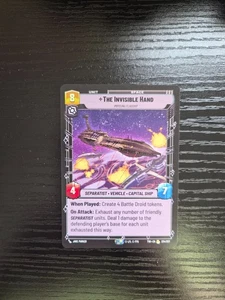 Star Wars Unlimited - The Invisible Hand - Imposing Flagship - Rare #234 - Picture 1 of 2