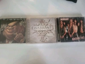 3x Warrant Cds 1990s Rocking Tall ,86-97 Live,Dirty Rotten.used Descent Shape - Imagen 1 de 7