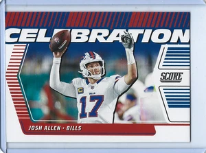 Tarjeta insertada de celebración Josh Allen Panini Score 2025 🏈Buffalo Bills🏈 - Imagen 1 de 1