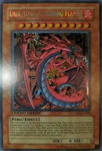 Yugioh 2006 Uria, Lord Of Searing Flames SCR Limited Ed. CT03-EN005 Near Mint - Picture 1 of 2