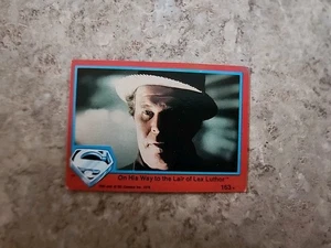 Tarjeta coleccionable 163 Superman TMS y DC Comics 1978 - Imagen 1 de 2