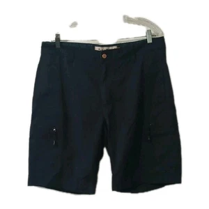 tailor vintage Luxe Performance Men's Chino shorts Navy Blue Size 36 Regular - Picture 1 of 10